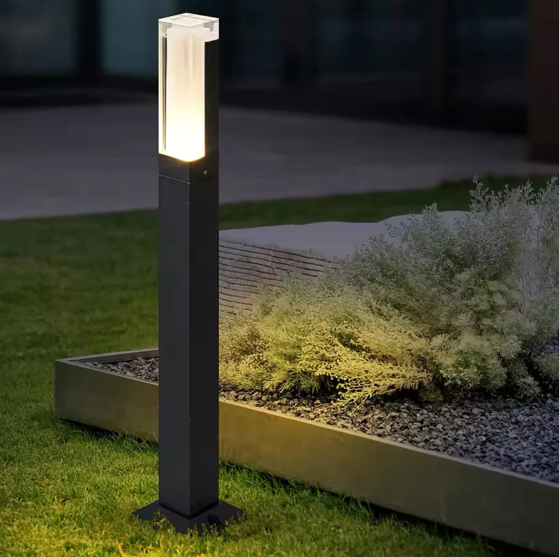 Luxiono Lighting Modern LED Outdoor Bollard Light